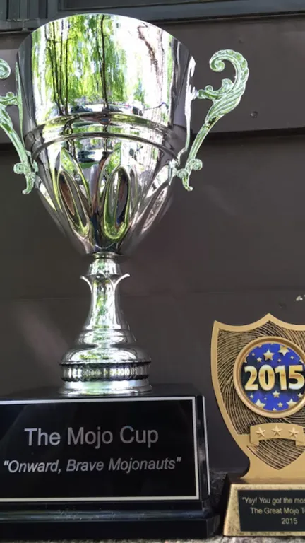 Trophy award ceremony